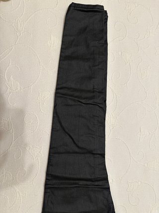 Pantalones efecto piel negros Talla M