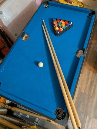 Mesa multi-juegos: futbolín, Ping Pong, Billar