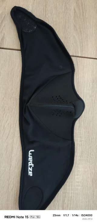 Máscara moto Wedze negra