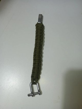 Pulsera Táctica Paracord Cierre Metálico