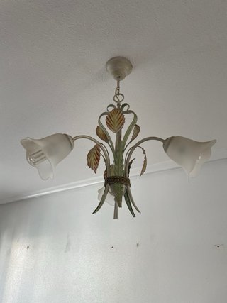 Lámparas antiguas salón diseño original