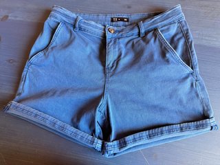 Shorts TEX azul talla M/38 tela vaquera