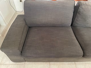Sofá KIVIK 3 plazas gris antracita