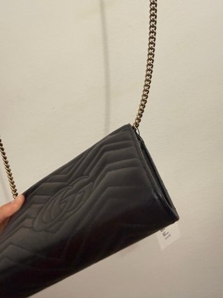 Borsa Gucci GG Marmont Nera Oro