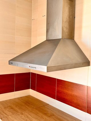Campana extractora de cocina de acero inoxidable