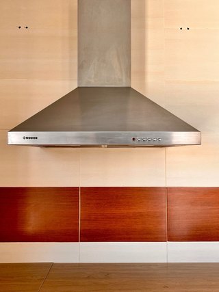 Campana extractora de cocina de acero inoxidable