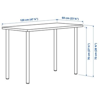 Escritorio Roble 120x60 cm