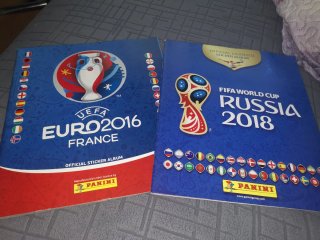 Álbum Panini Euro 2016 y Mundial Rusia 2018