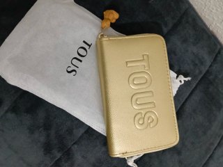 Cartera Tous Dorada