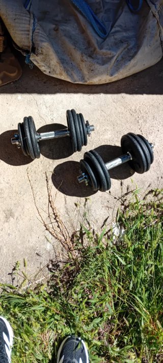 Mancuernas ajustables para gimnasio