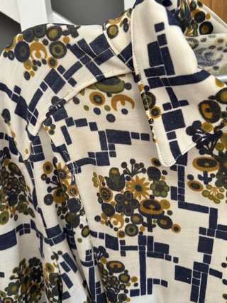 Vestido vintage estampado