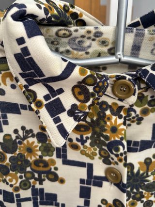 Vestido vintage estampado