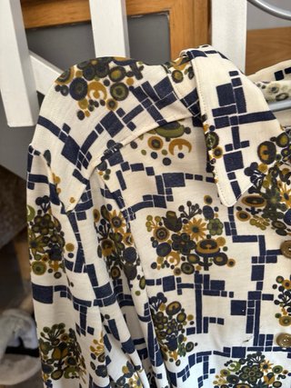 Vestido vintage estampado