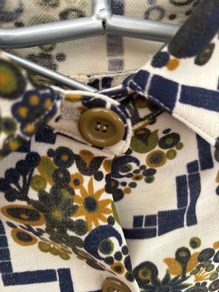 Vestido vintage estampado
