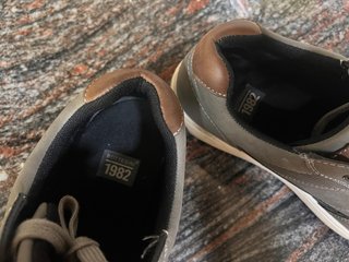 Zapatos Bambos Hombre Marrón y Gris