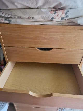 2 Cajoneras Madera Maciza Armarios