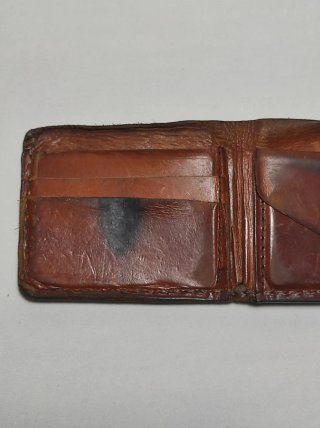 Cartera Vintage de Cuero Marrón Noventera