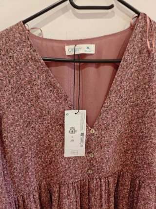 Vestido estampado floral Primark talla XL
