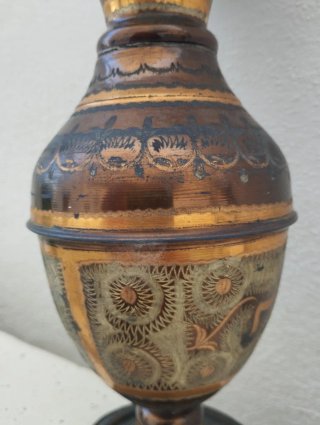 Jarrón Turco Cobre Hecho a Mano