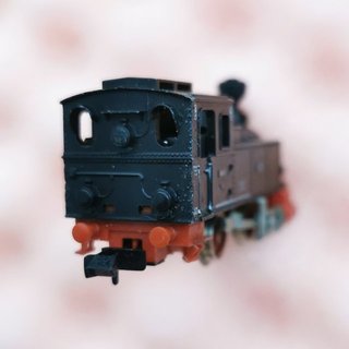 Locomotora Vapor tren eléctrico miniatura escala N
