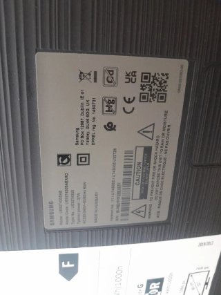 Televisión Samsung Negra 32 pulgadas
