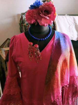 Traje Flamenca Gitana Talla 44-46