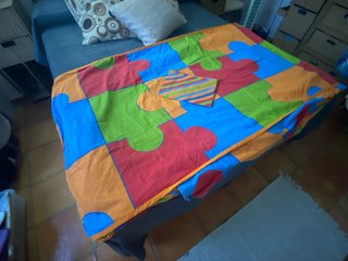 Funda Nórdica Infantil Puzzle 190x90