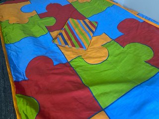 Funda Nórdica Infantil Puzzle 190x90
