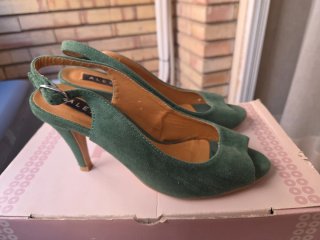 Zapatos de fiesta verdes Alex Silva