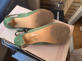 Zapatos de fiesta verdes Alex Silva