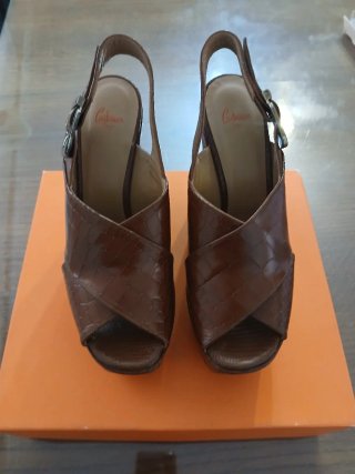 Sandalias Castañer Uropilla Piel Toffee
