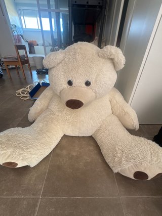 Oso de peluche gigante blanco