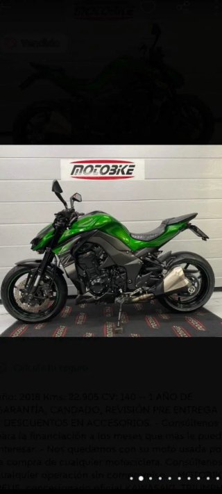 Kawasaki Z1000 2018, impecable