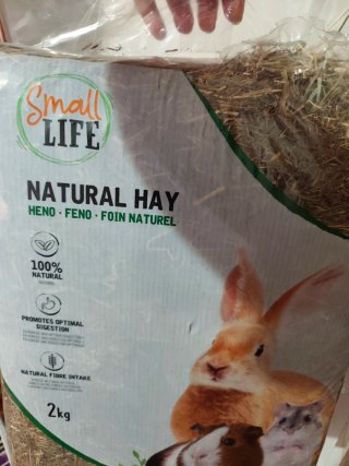 2 sacos de Heno Natural Small Life 2kg