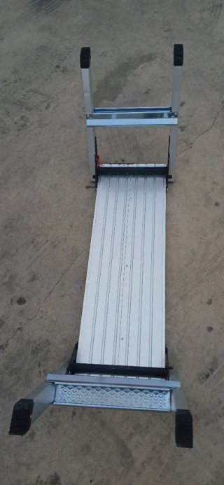 Plataforma de trabajo plegable Homelux aluminio