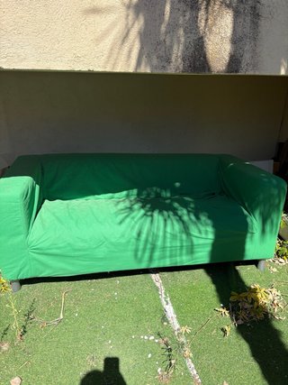 Sofá Ikea Verde Tela (funda)
