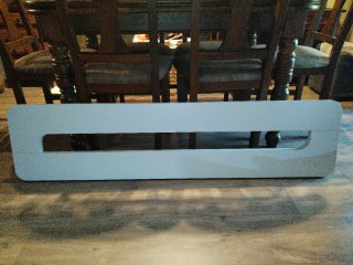 Baranda barandilla cama infantil madera blanca