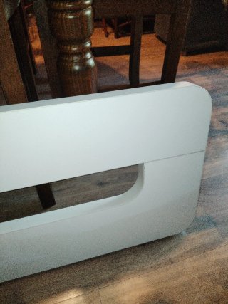 Baranda barandilla cama infantil madera blanca