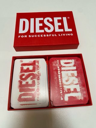 Doppio mazzo di carte da gioco DIESEL vintage