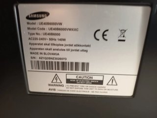 Televisor Samsung 40 Negro