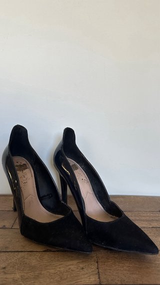 Zapatos de tacón Zara negros
