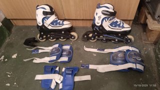 Patines en línea y protecciones