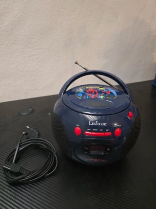 Radio CD Portátil Lexibook Spiderman