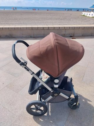 Carro Bugaboo Camaleón Negro Capota Verde