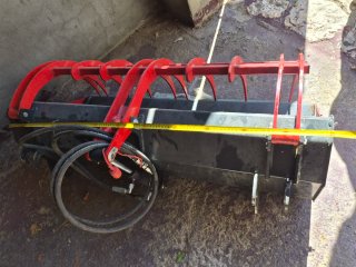 Cazo de cocodrilo,estiercol minitractor