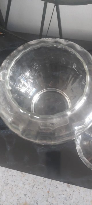 Bombonera/Jarrón Cristal Transparente
