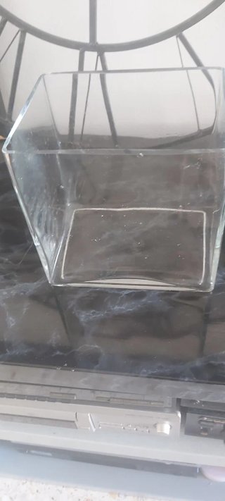 Bombonera/Jarrón Cristal Transparente