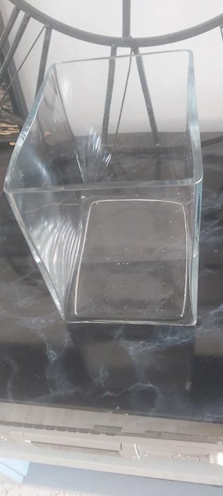 Bombonera/Jarrón Cristal Transparente