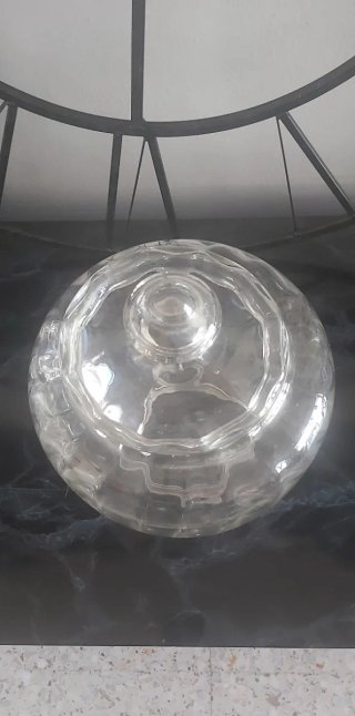Bombonera/Jarrón Cristal Transparente