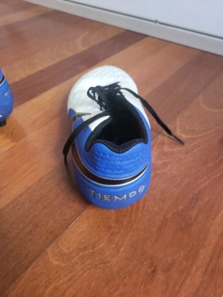 Zapatillas Nike TIEMPO -talla 42- AZUL/BLANCO